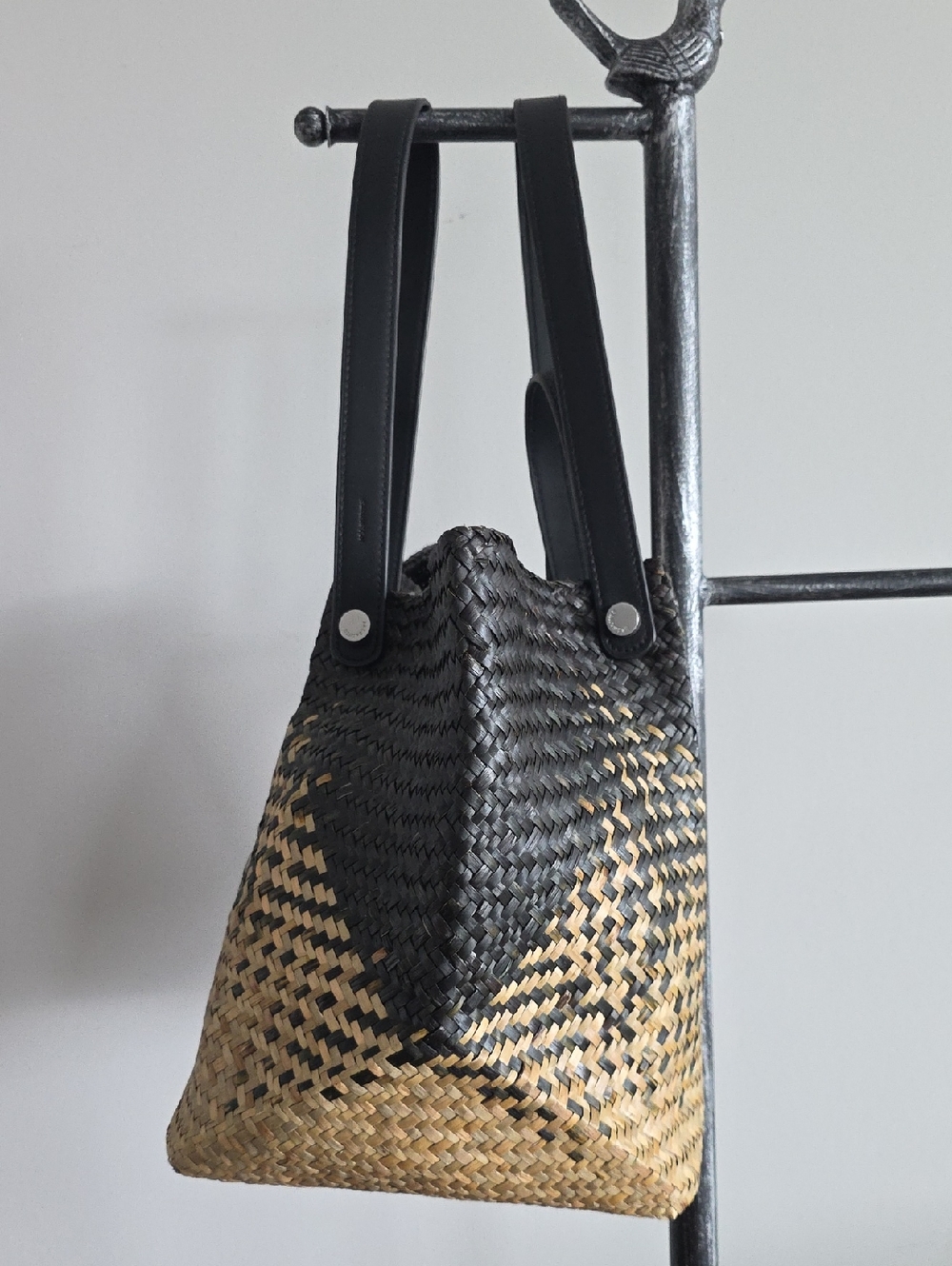 All Saints Arlington Straw Tote - Picture 6 of 13